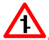 Sign 12: Staggered Intersection
