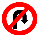 Sign 10 U-Turn Prohibited